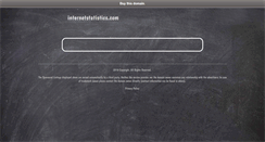 Desktop Screenshot of internetstatistics.com